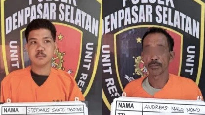 Dua tersangka kasus pencurian ditangkap Polsek Denpasar Selatan.