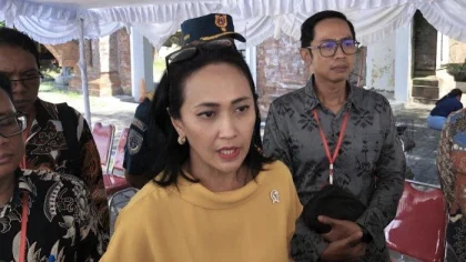 Wakil Menteri Pelindungan Pekerja Migran (Wamen P2MI), Christina Aryani, melakukan kunjungan kerja di Bali, Sabtu (26/4).