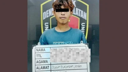 Tersangka pelaku pencurian sepeda motor yang diamankan oleh Unit Reskrim Polsek Denpasar Selatan usai beraksi di wilayah Sidakarya, Denpasar Selatan. (Foto: Istimewa)
